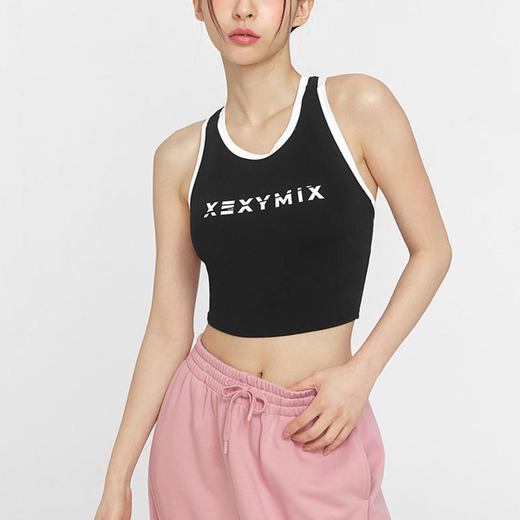  XEXYMIX XEXYMIX Sporty Logo Bra Top画像2
