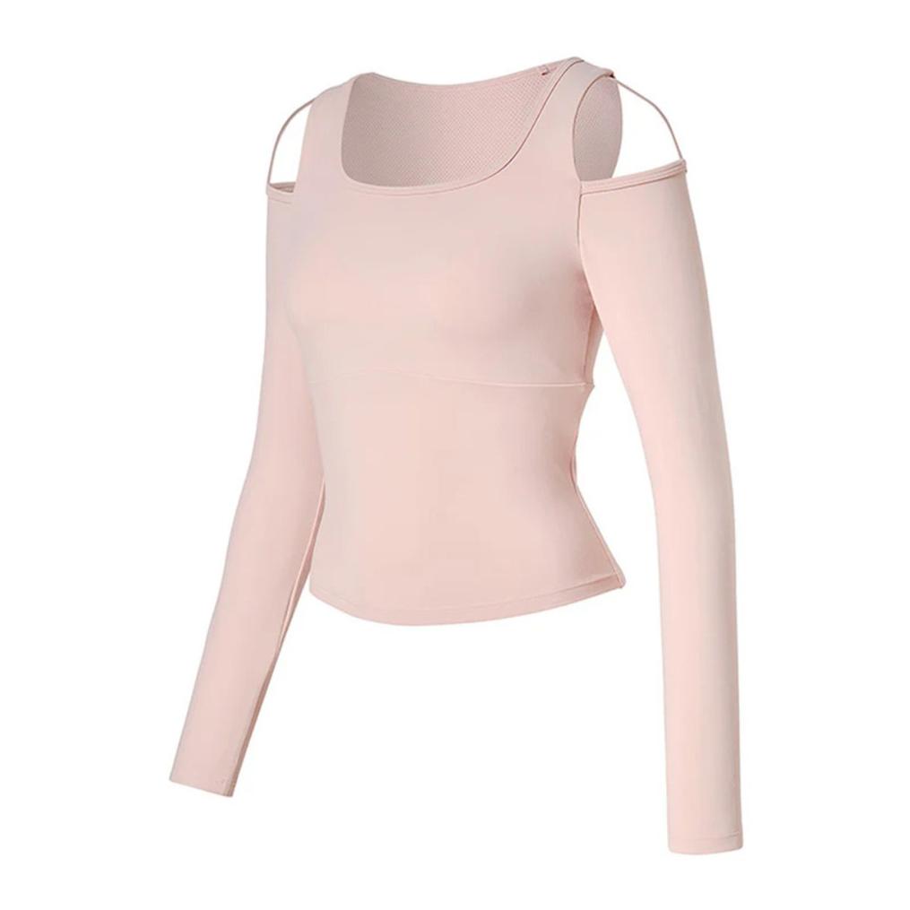  XEXYMIX XEXYMIX Comfort Up Shoulder Cut L/S Bra Top画像5