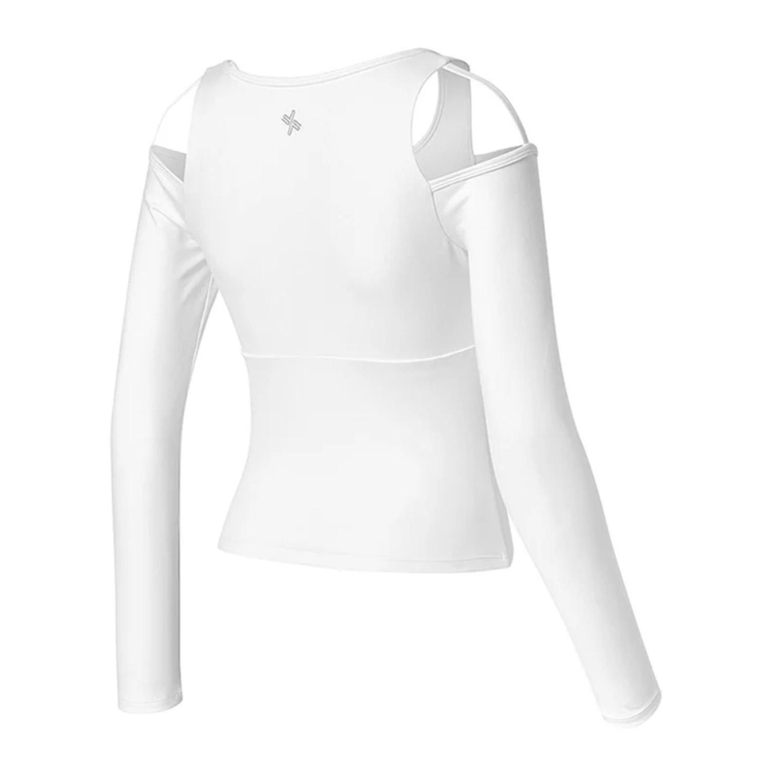 XEXYMIX XEXYMIX Comfort Up Shoulder Cut L/S Bra Top｜OSHMAN'S