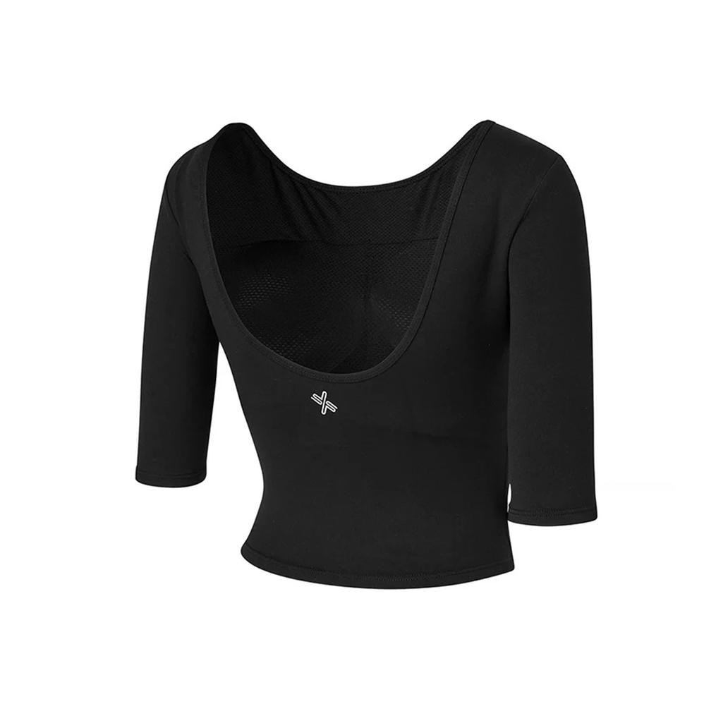  XEXYMIX XEXYMIX Open Back Half Sleeve Bra Top画像10