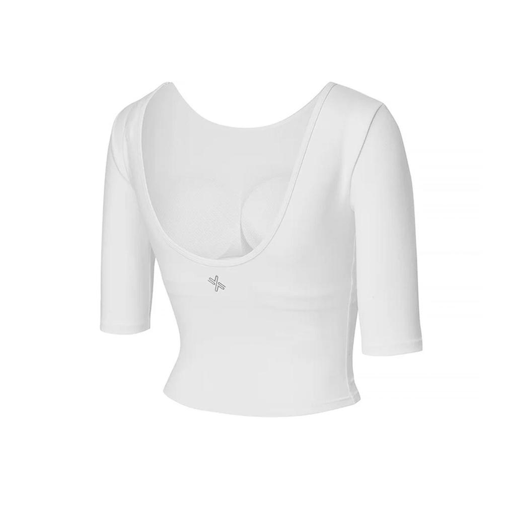  XEXYMIX XEXYMIX Open Back Half Sleeve Bra Top画像5