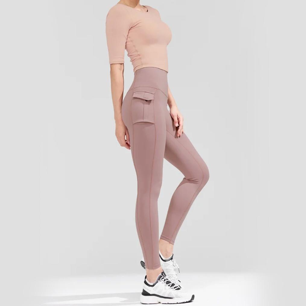  XEXYMIX XEXYMIX Open Back Half Sleeve Bra Top画像7