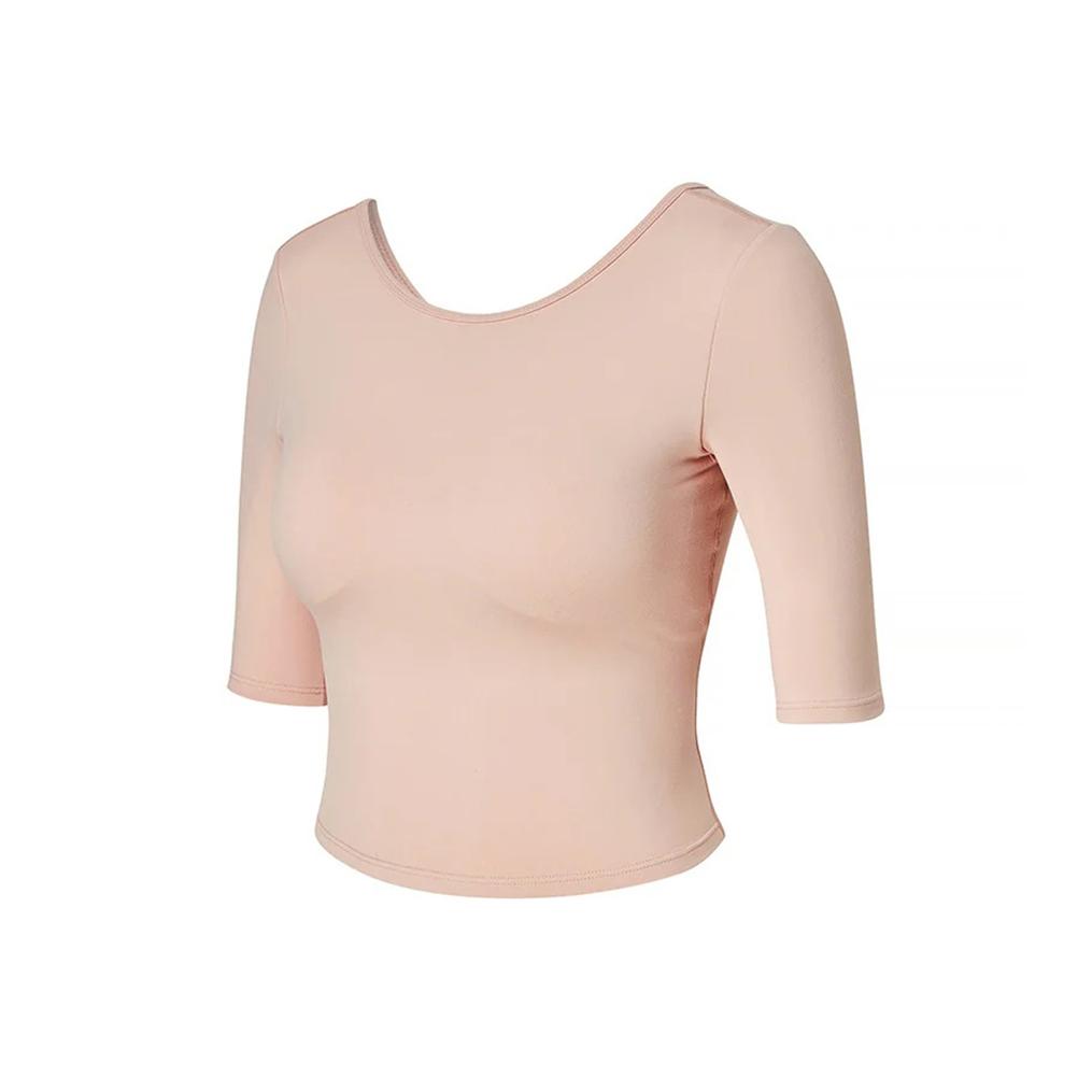  XEXYMIX XEXYMIX Open Back Half Sleeve Bra Top画像9