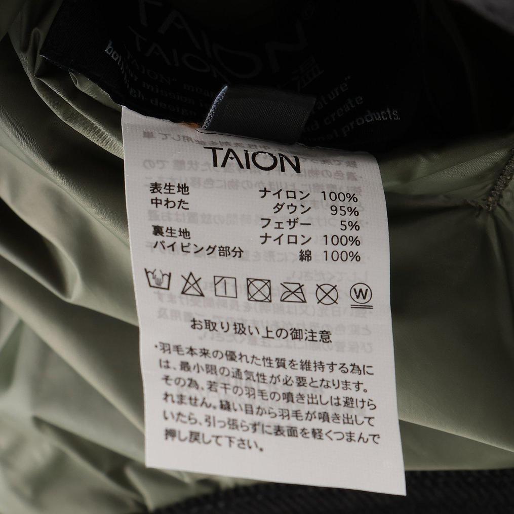  TAION TAION W's Reversible Down Vest OSHMAN'S SMU画像10