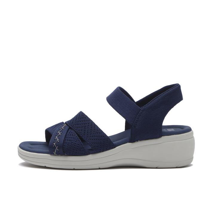 ���f�B�[�X �yABC SELECT�z �G�[�r�[�V�[�Z���N�g CL KNIT SANDAL 5.5 �j�b�g�T���_�� 5.5 W2069 NAVY S(22.5-23cm)