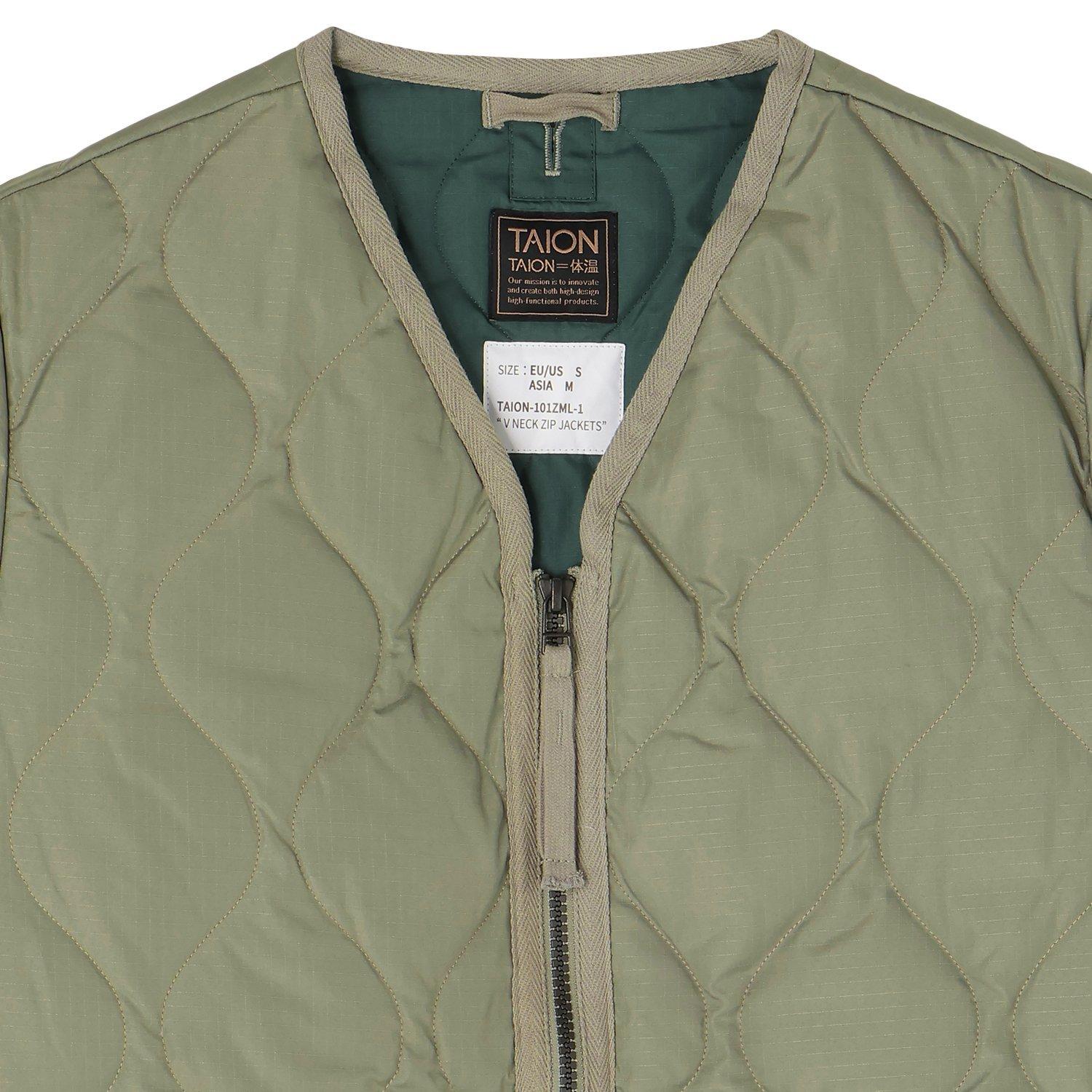 TAION TAION Military V-Neck Zip Down Jacket｜OSHMAN'S ONLINE 公式通販