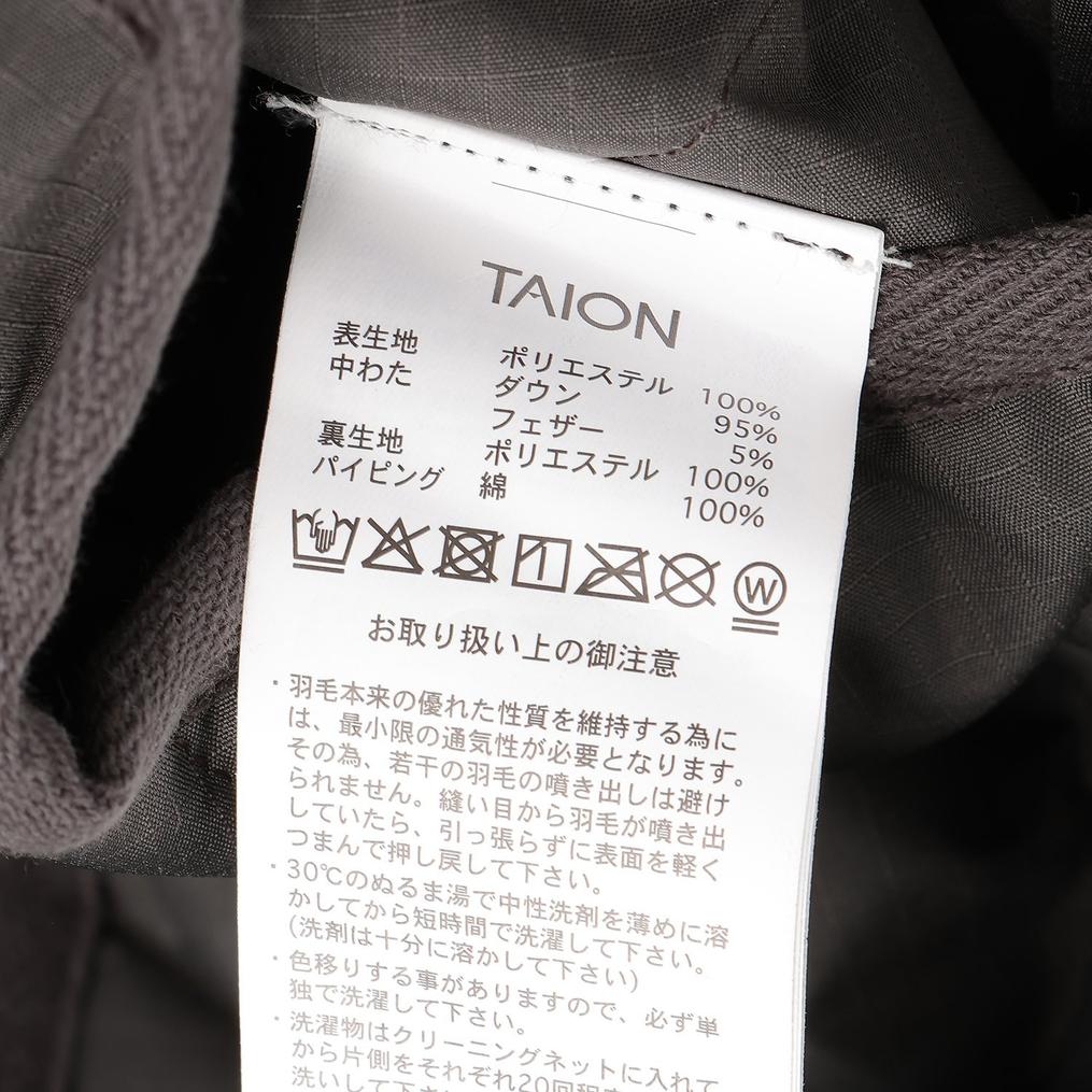  TAION TAION Military Crewneck Down Jacket画像5