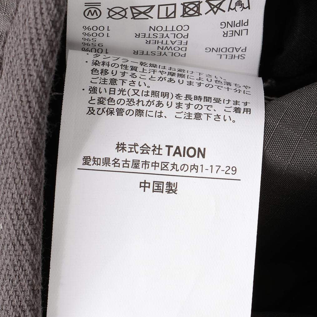  TAION TAION Military Crewneck Down Jacket画像7