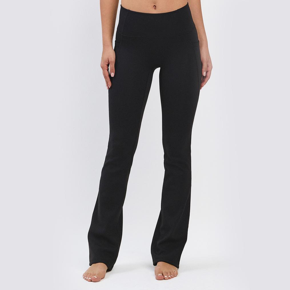  ITZON ITZON Cut & Sew Flare Leggings画像1