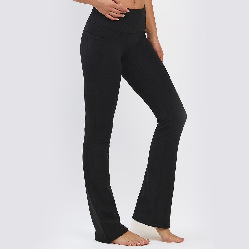  ITZON ITZON Cut & Sew Flare Leggings画像2