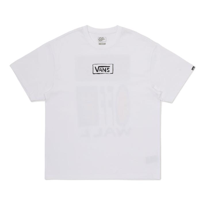 VANS �V���[�g�X���[�u WHITE