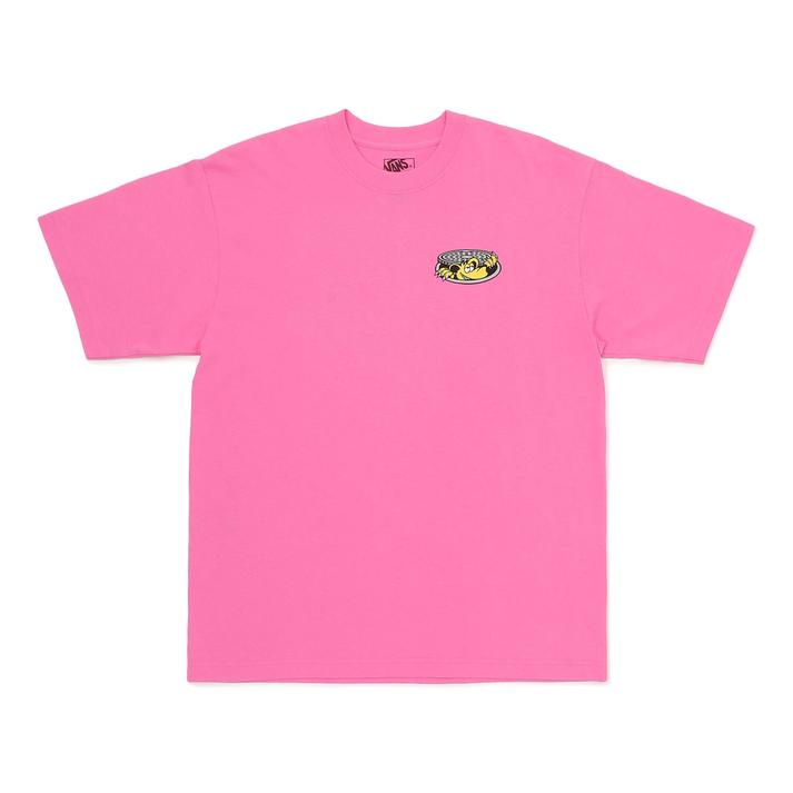 VANS �V���[�g�X���[�u Pink