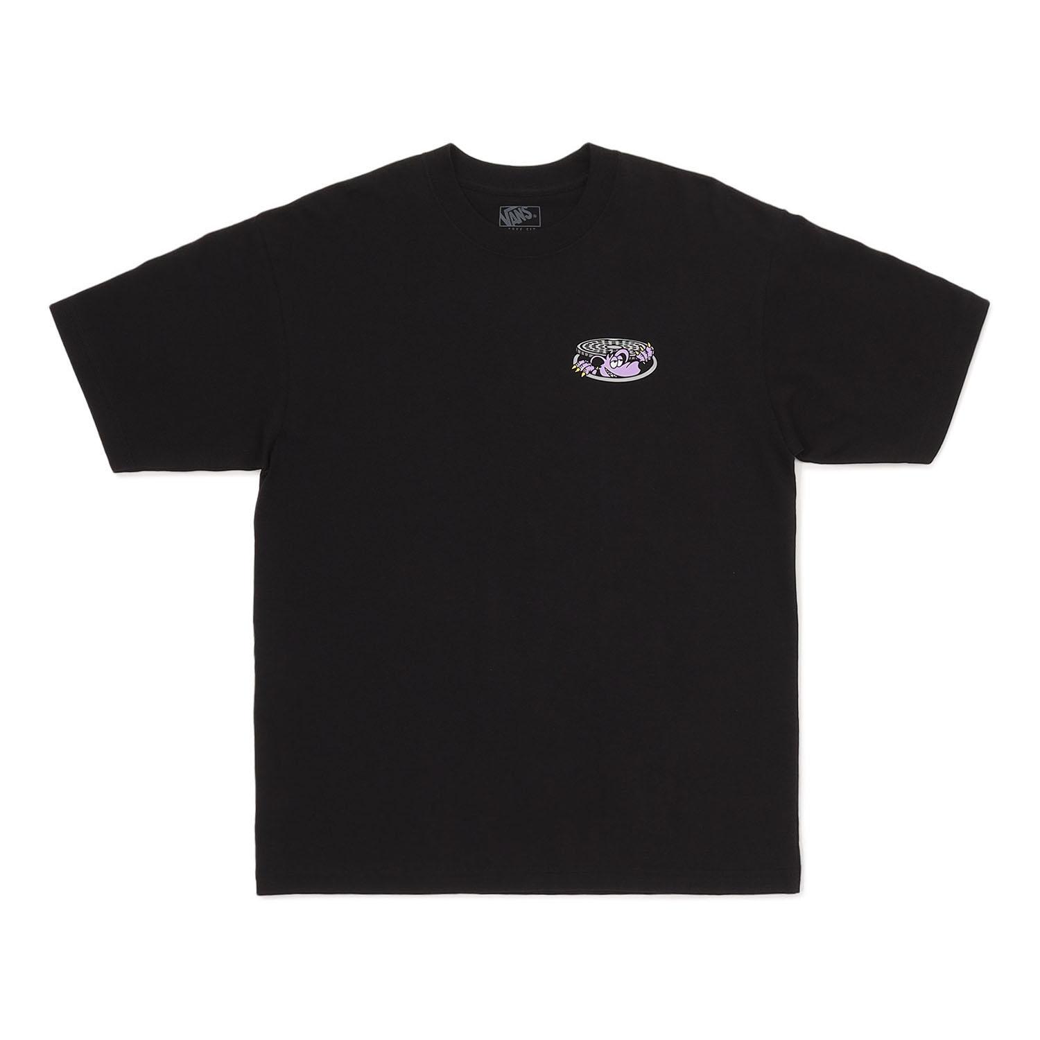 VANS】 ヴァンズ Downside SS Tee ショートスリーブ VN000SXSBLK BLACK