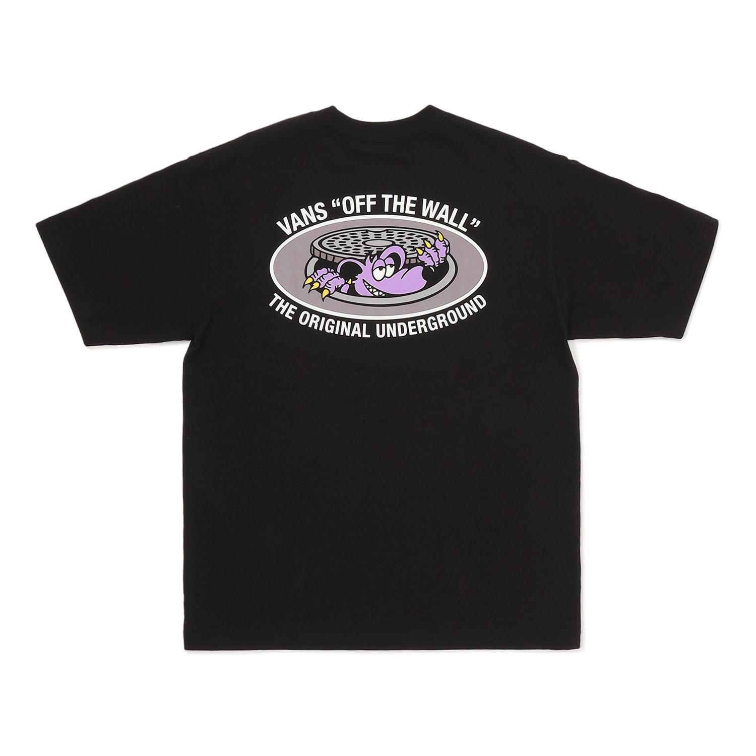 VANS】 ヴァンズ Downside SS Tee ショートスリーブ VN000SXSBLK BLACK