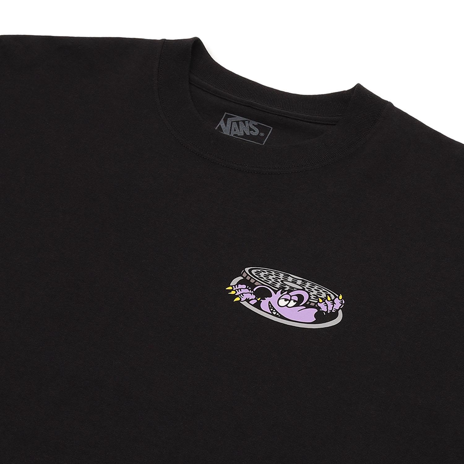 VANS】 ヴァンズ Downside SS Tee ショートスリーブ VN000SXSBLK BLACK