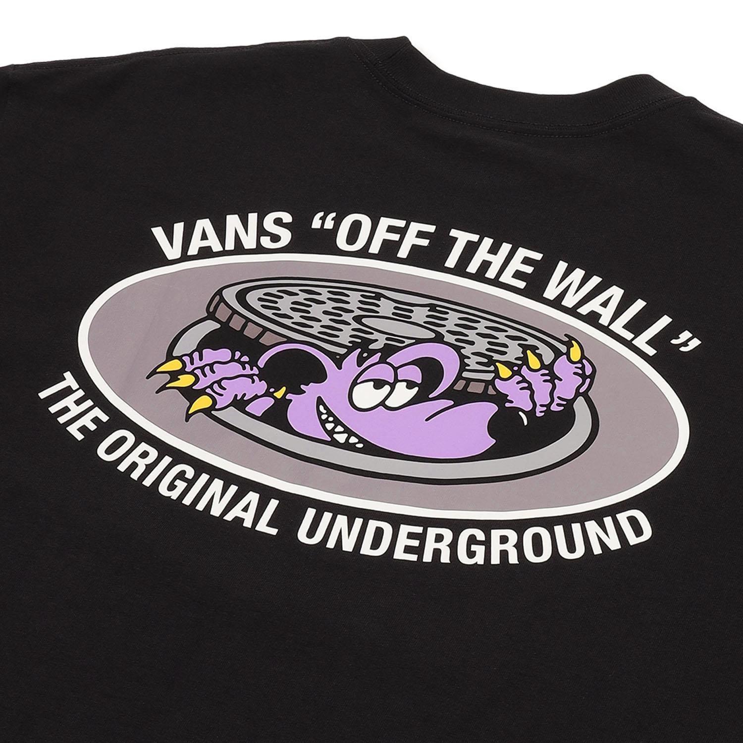 VANS】 ヴァンズ Downside SS Tee ショートスリーブ VN000SXSBLK BLACK