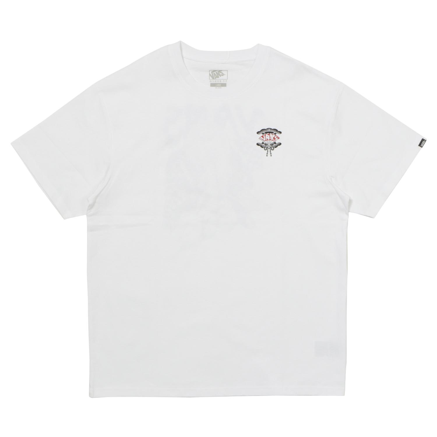 �yVANS�z ���@���Y KABUKI 2.0 SS TEE �V���[�g�X���[�u VN0011YBWHT ABC-MART���� WHITE