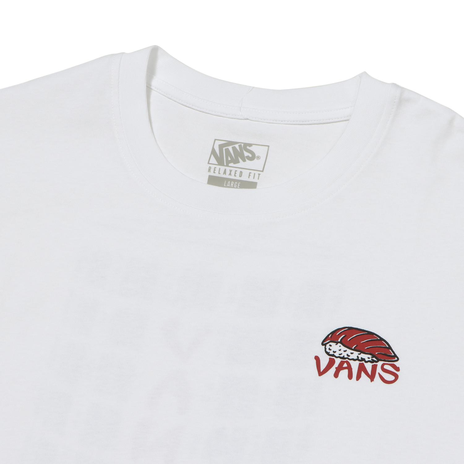 VANS】 ヴァンズ SUSHI TEE CUP SS TEE ショートスリーブ VN0011YAWHT