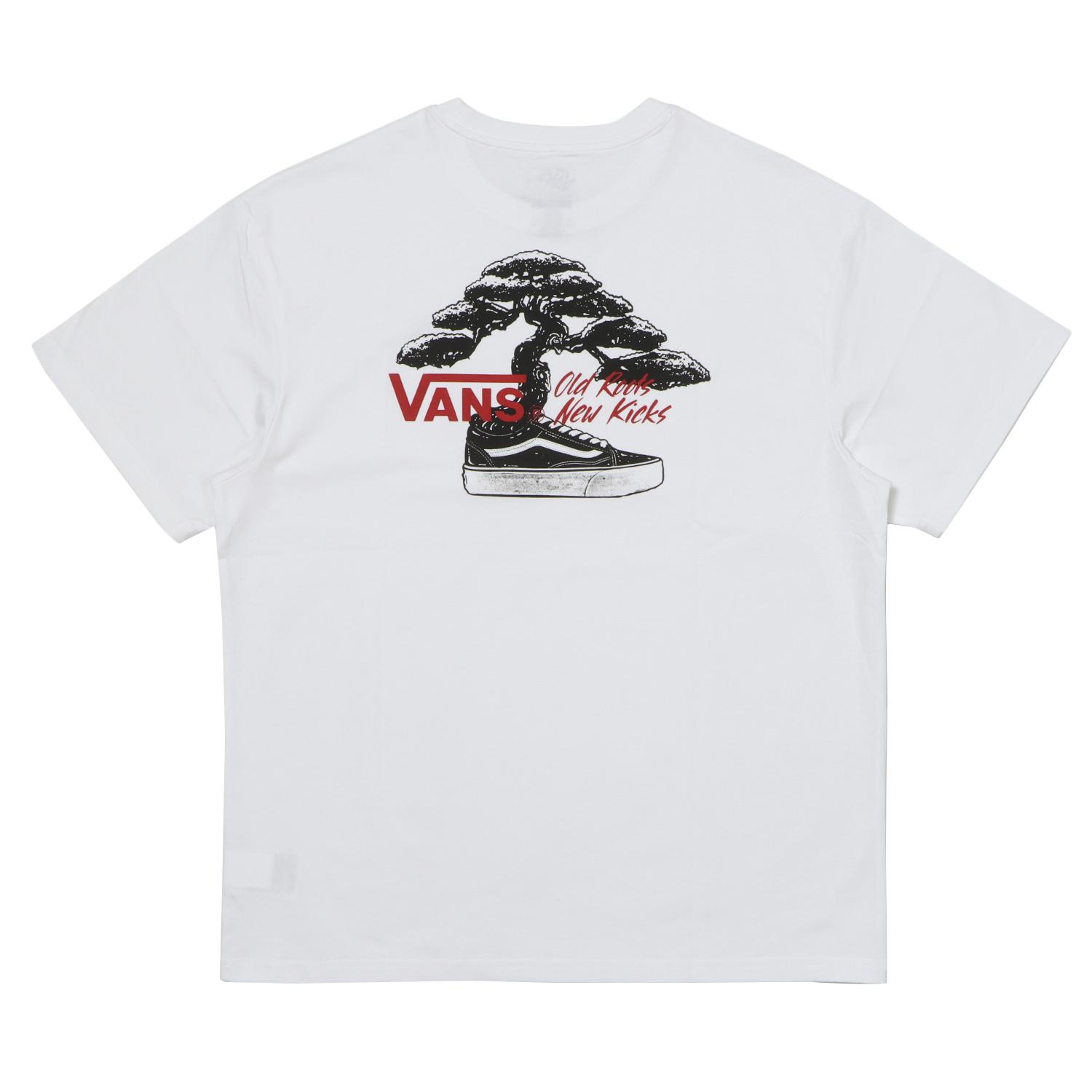 VANS】 ヴァンズ BONSAI SS TEE ショートスリーブ VN0011Y8WHT ABC