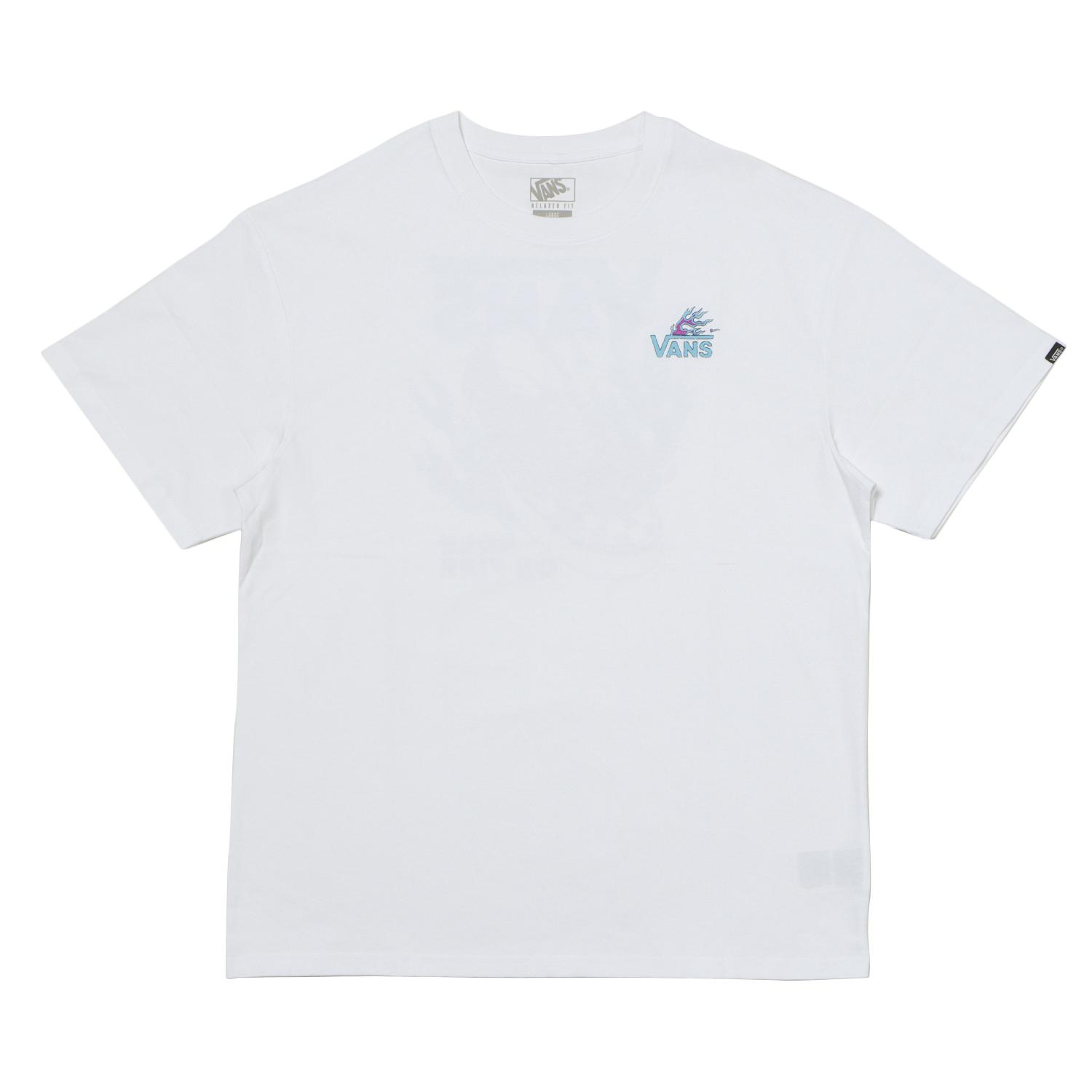 �yVANS�z ���@���Y AUTHENTIC 1 SS TEE �V���[�g�X���[�u VN0011YEWHT ABC-MART���� WHITE