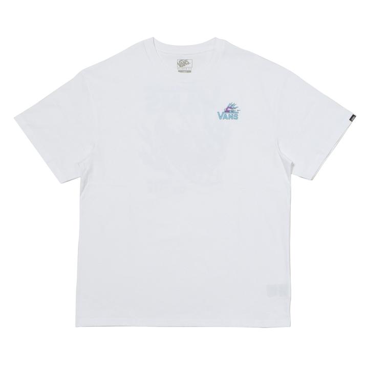 VANS �V���[�g�X���[�u WHITE