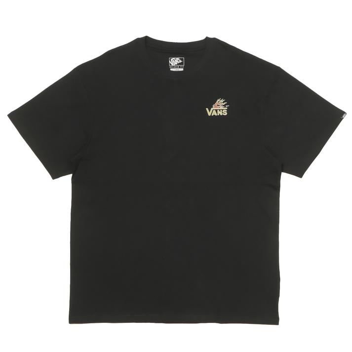 VANS �V���[�g�X���[�u BLACK