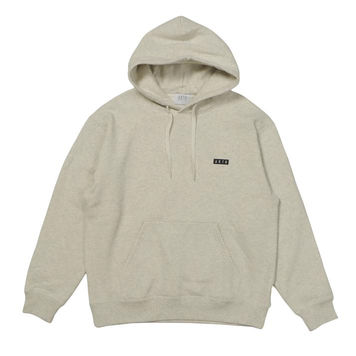 AKTR 1-PT LOGO SWEAT P HOODIE OATMEAL