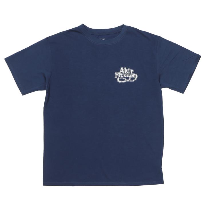 AKTR FREEDOM GRAPHIC LOOSE FIT TEE NAVY