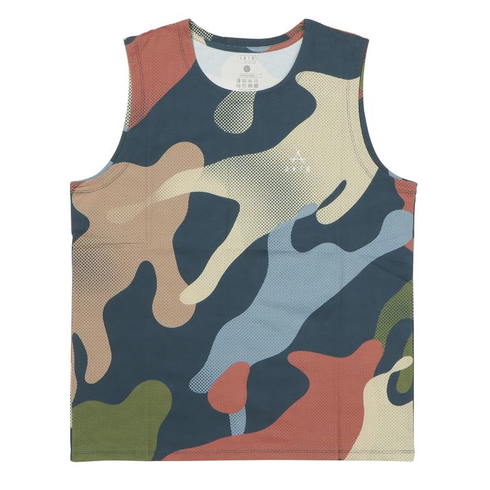 AKTR FREE MOTION SLEEVELESS SHIRTS D-NAVY
