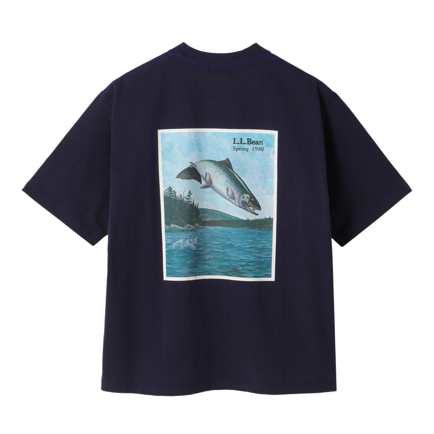 L.L.Bean L.L.Bean M's Bean's 1980 S/S Trout-Tee｜OSHMAN'S ONLINE