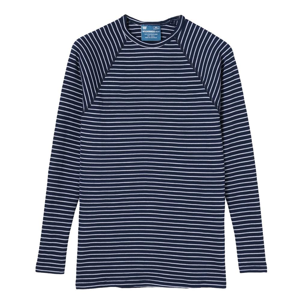 ウィルダネスウェア WILDERNESS WEAR POLYPRO+ 190 L/S Crew Stripe画像1