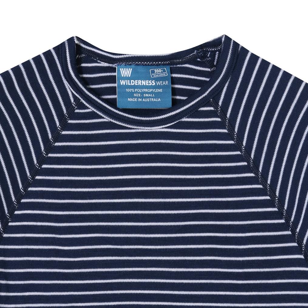  ウィルダネスウェア WILDERNESS WEAR POLYPRO+ 190 L/S Crew Stripe画像2