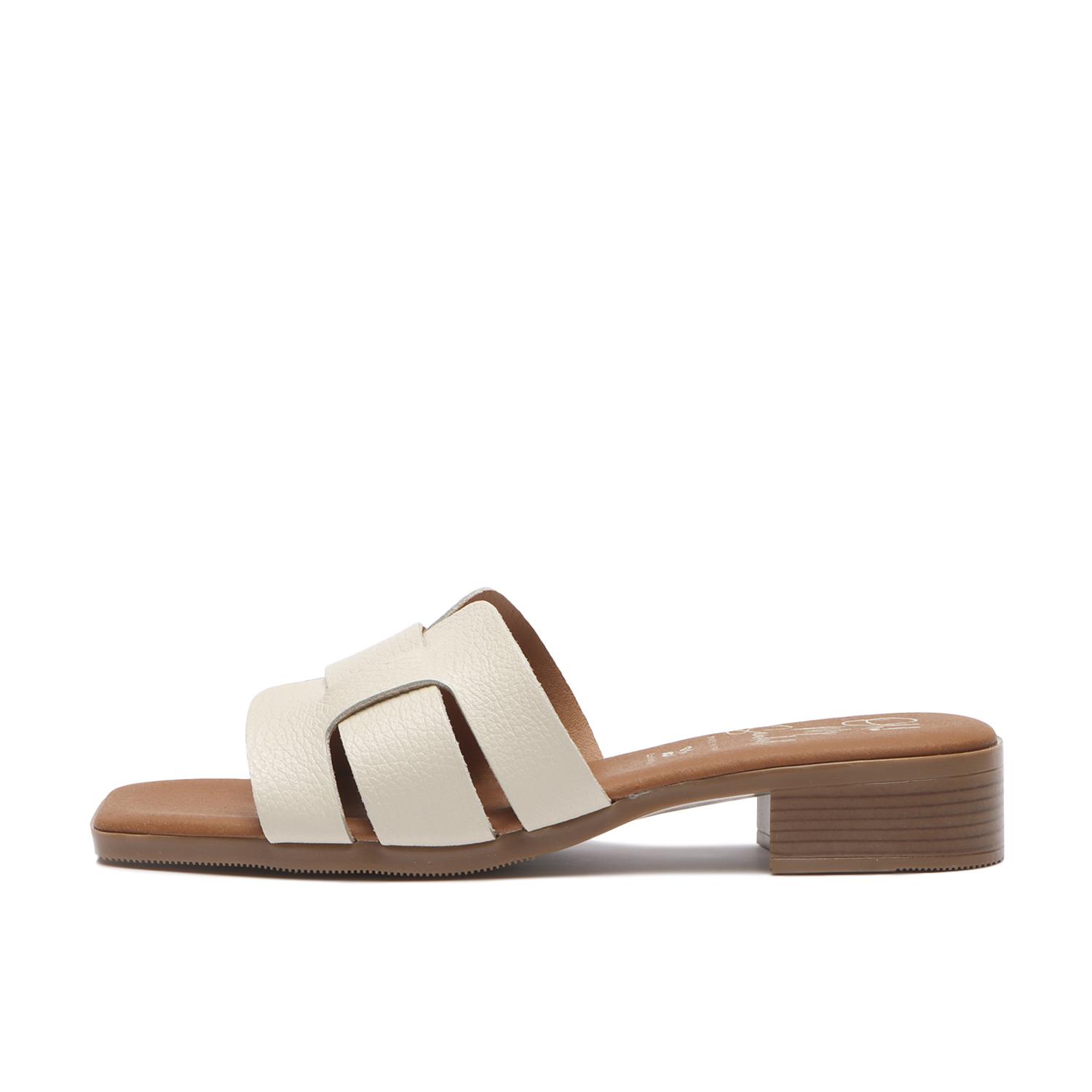 M レディース 【OH! MY SANDALS】 オーマイサンダルズ SQUARE LEATHER