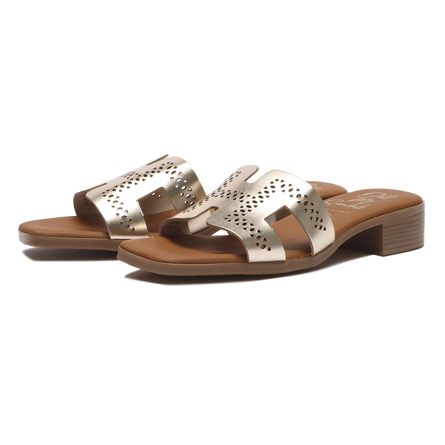 レディース 【OH! MY SANDALS】 オーマイサンダルズ CUTTING LEATHER 