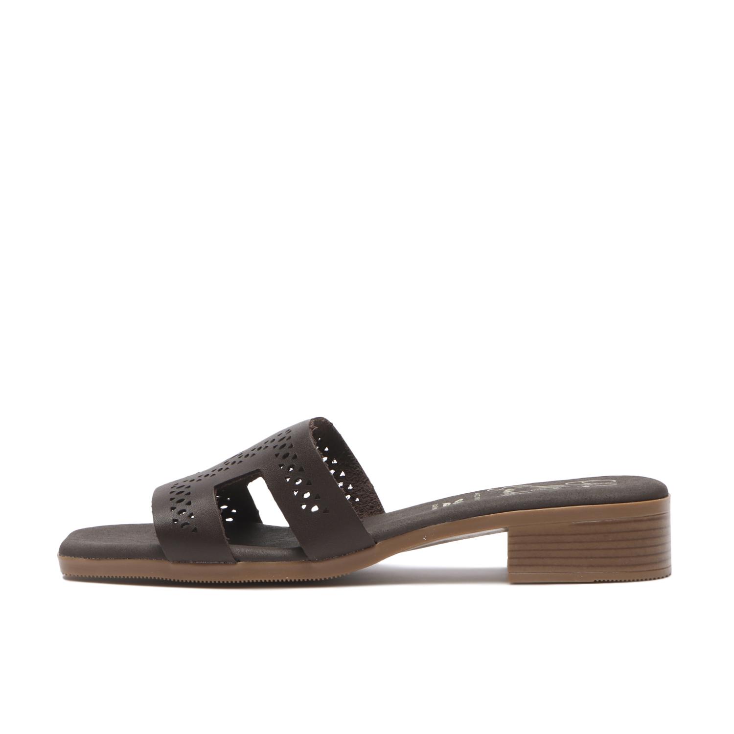 Oh My Sandals CUTTING LEATHER MULE 5882 MARRON — photo 1 of 7