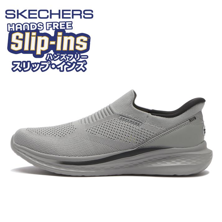 �y���������z �ySKECHERS�z �X�P�b�`���[�Y SLADE (R) �X���C�h(R) 211375 ABC-MART���� *GRY 29cm