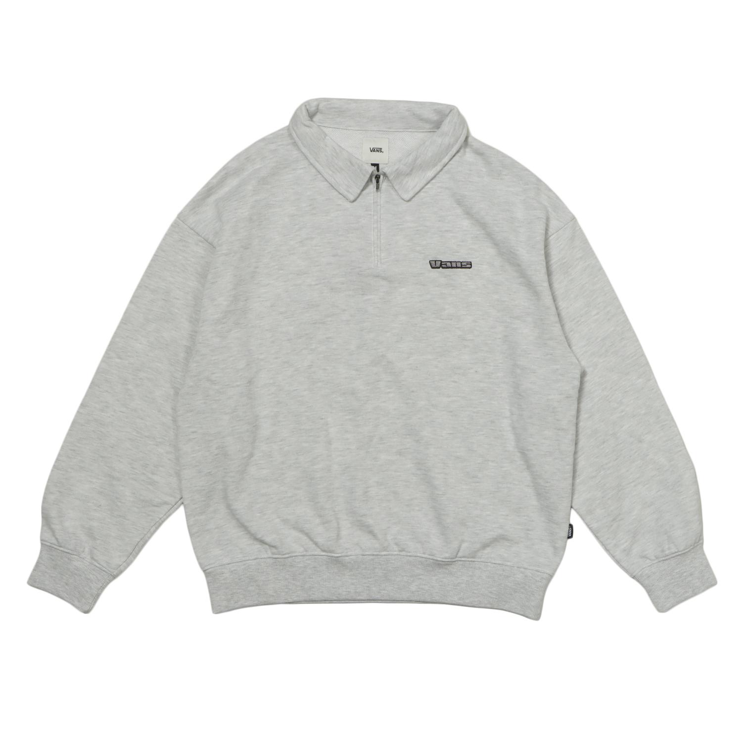 Vans W Embroidery Logo Half-Zip Sweat 126R3050401 ABC-MART Limited Gray — photo 1 of 5