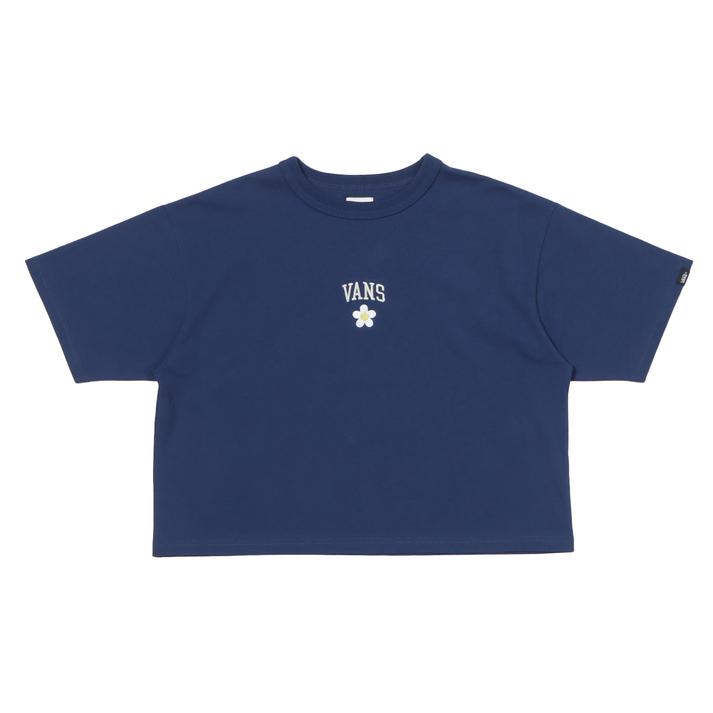 VANS �V���[�g�X���[�u NAVY