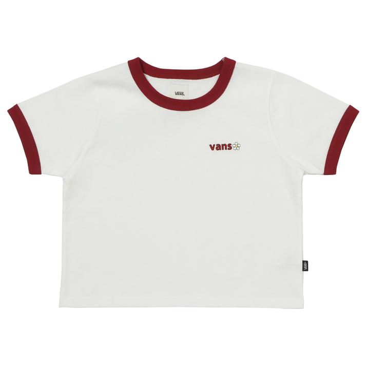 VANS �V���[�g�X���[�u WHITE