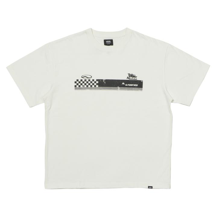 VANS �V���[�g�X���[�u WHITE