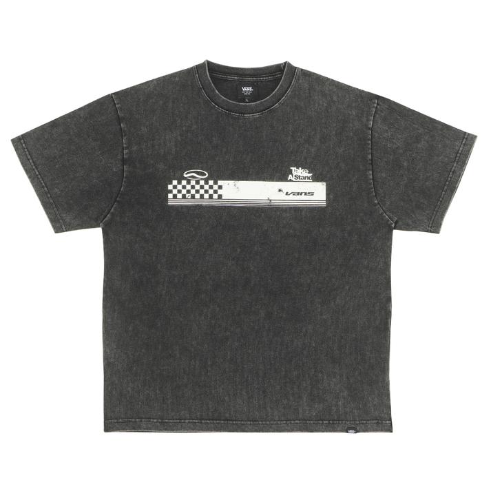 VANS �V���[�g�X���[�u BLACK