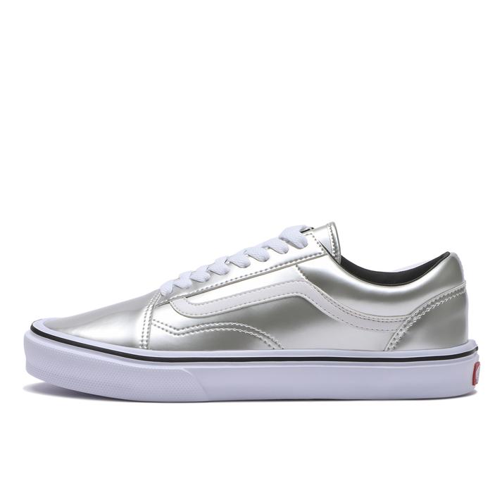 VANS �I�[���h�X�N�[�����C�g SILVER/WHITE
