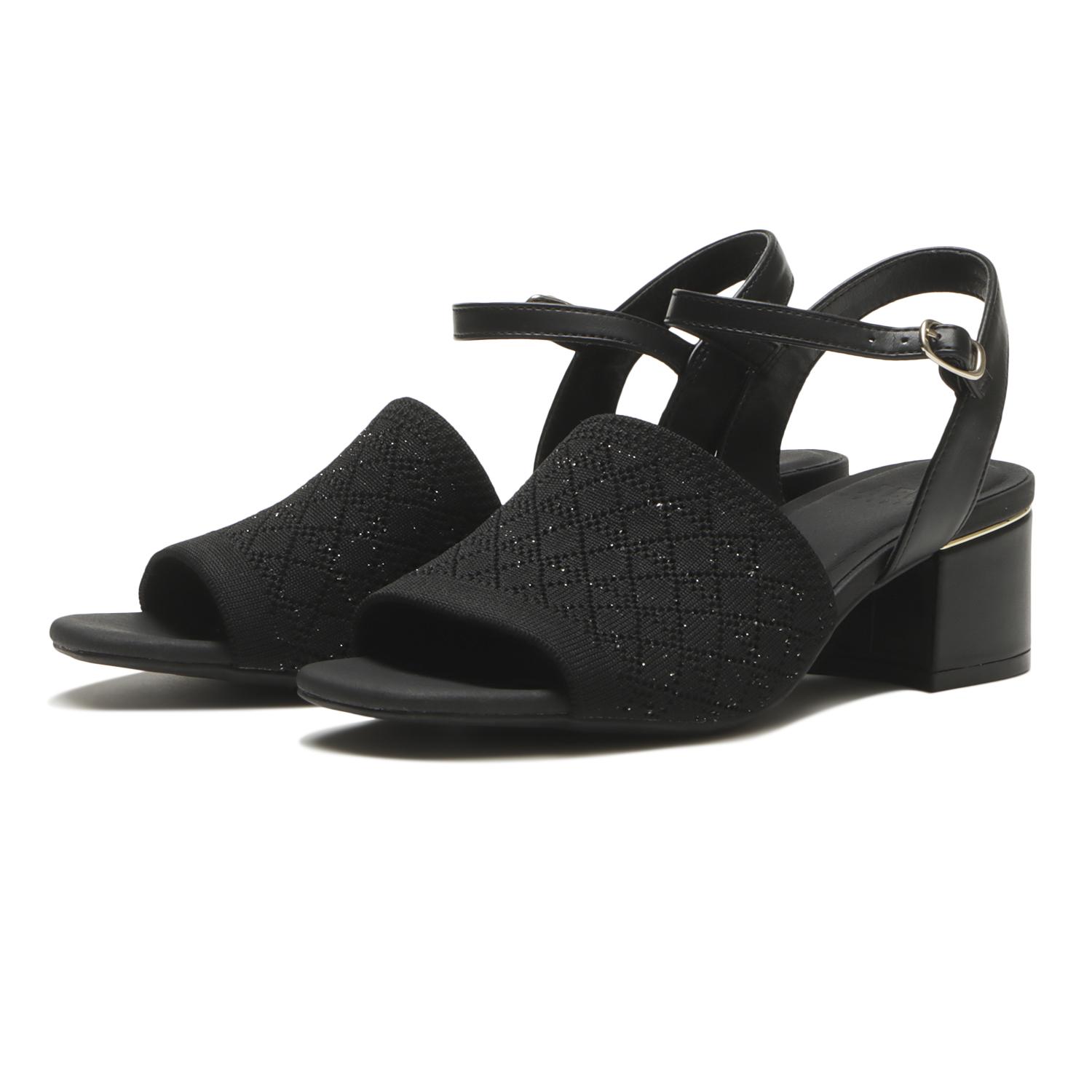 レディース 【ABC SELECT】 エービーシーセレクト CL KNIT HEEL SANDAL