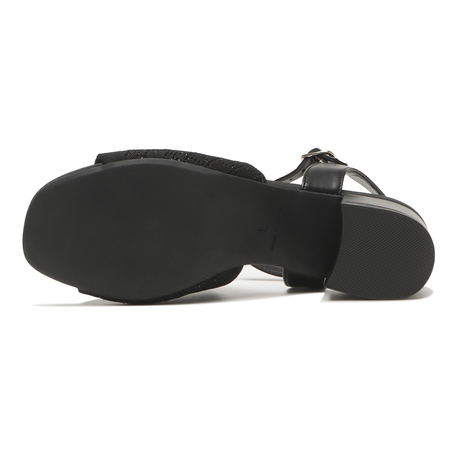 なつな レディース 【ABC SELECT】 エービーシーセレクト CL KNIT HEEL SANDAL