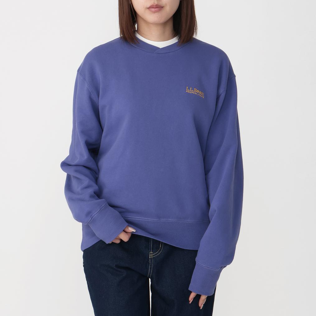 モデル：161cm / 着用サイズ：M L.L.Bean L.L.Bean W's Smithfield Crewneck Sweat画像1