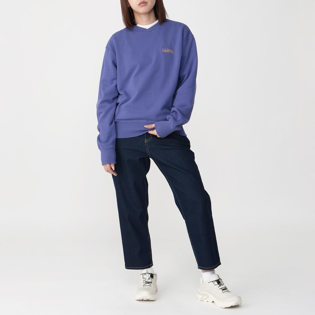 モデル：161cm / 着用サイズ：M L.L.Bean L.L.Bean W's Smithfield Crewneck Sweat画像2