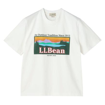 L.L.Bean ウィメンズモリル S/S カタディンロゴ Tシャツ