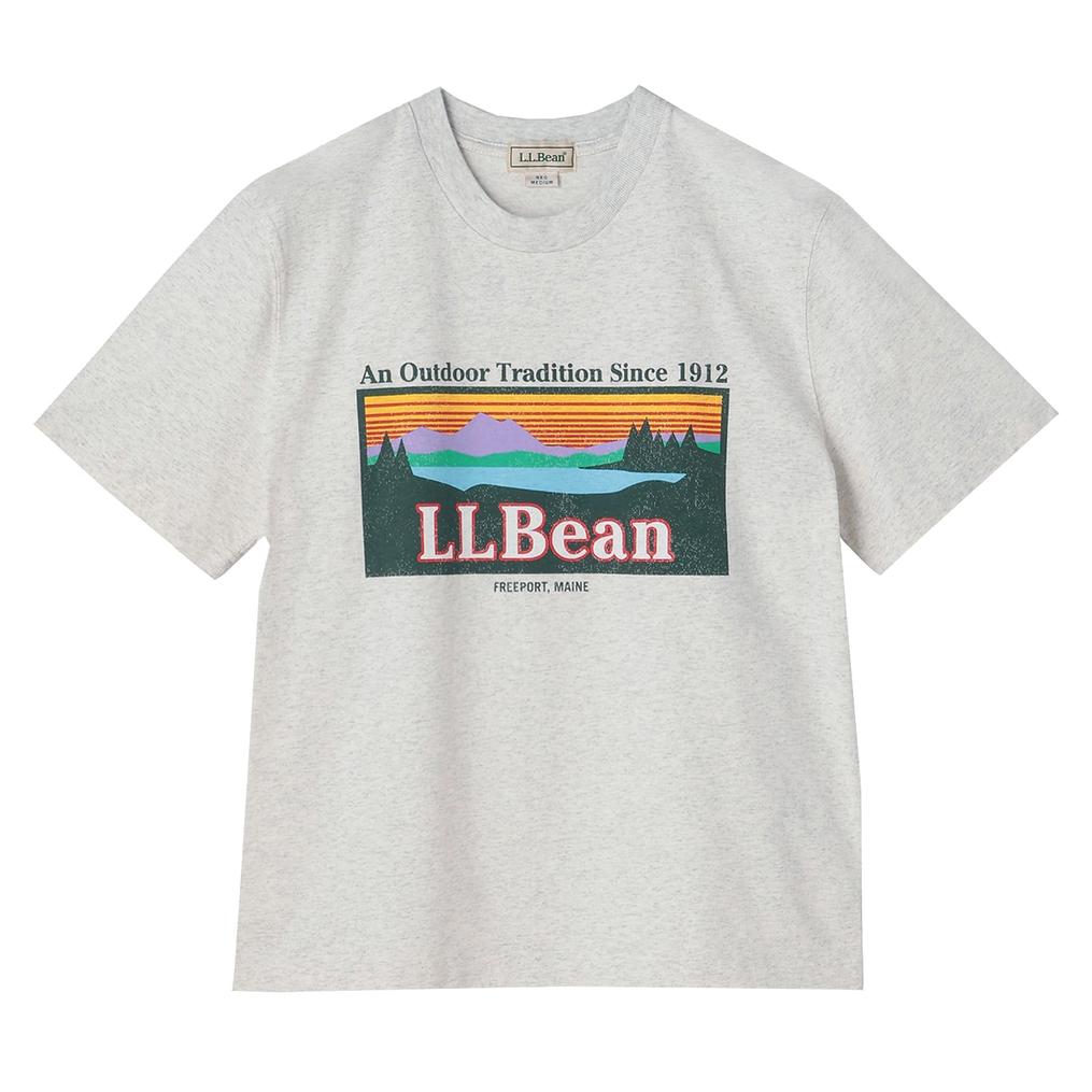  L.L.Bean L.L.Bean W's Morrill S/S Katahdin Logo Tee画像1