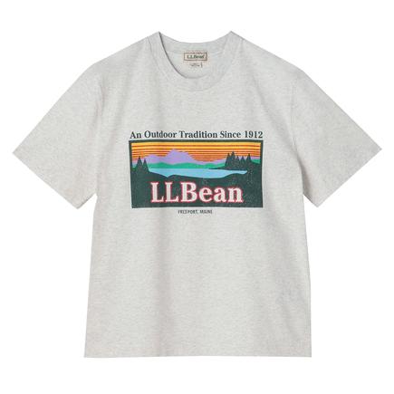 L.L.Bean ウィメンズモリル S/S カタディンロゴ Tシャツ