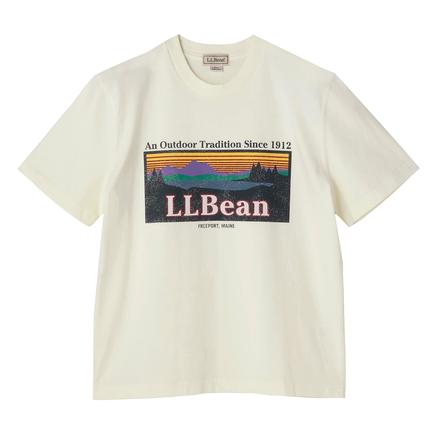 L.L.Bean ウィメンズモリル S/S カタディンロゴ Tシャツ